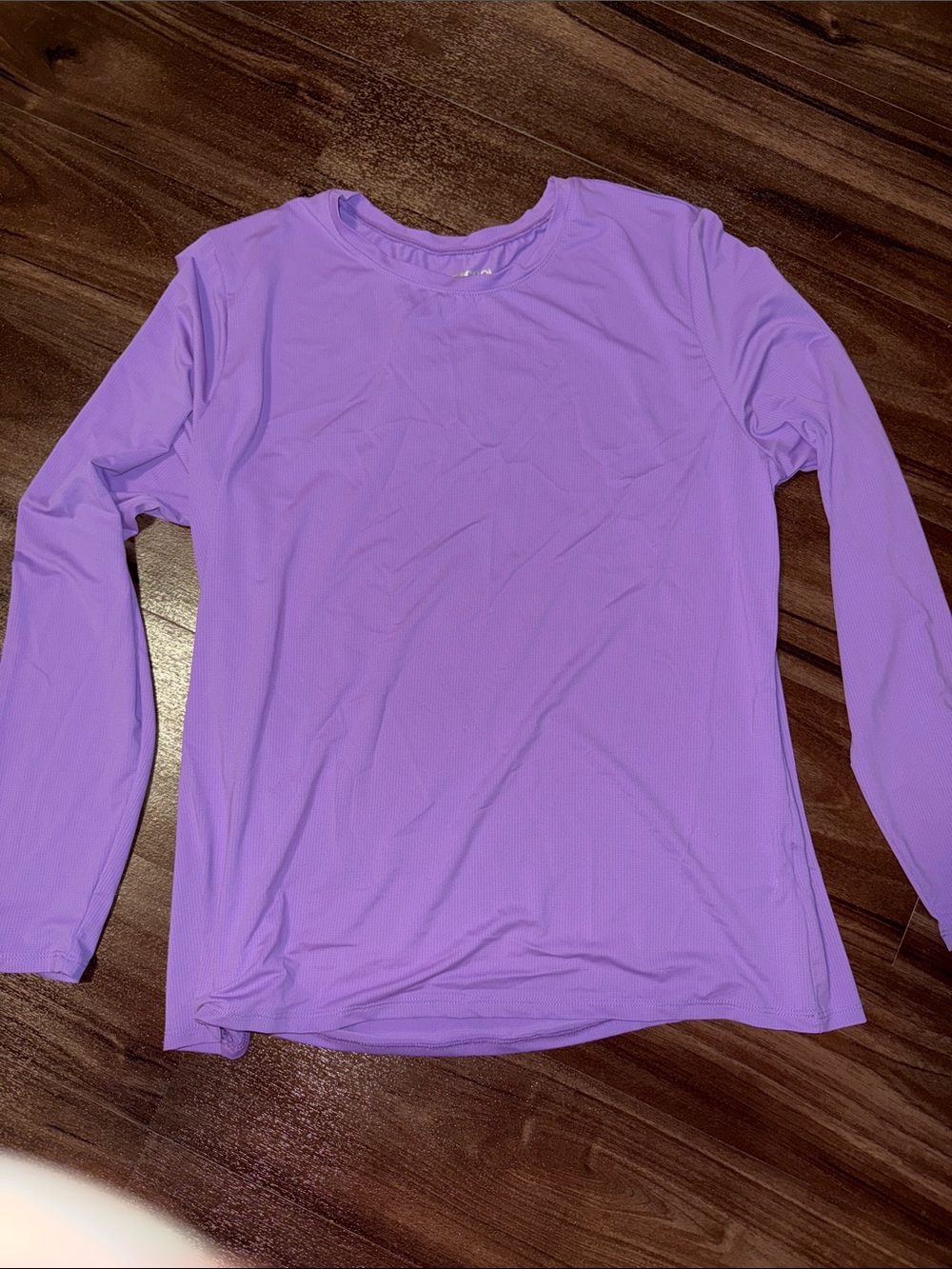 32 degrees Cooling Light Purple Long-Sleeve Women’s Performance Top